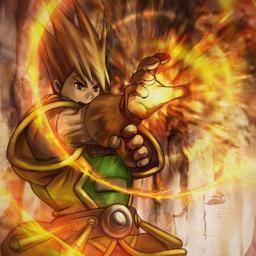 Garetgoldensun's profile picture. 17.Adepto de Marte. Controla el fuego y es el mejor amigo de Hans. Es bastante cómico y gracioso, persona de gran y bravo corazón! #GSrol