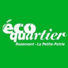 Profil Twitter officiel de l'Écoquartier de Rosemont-La Petite-Patrie.