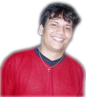 Um cara feliz...