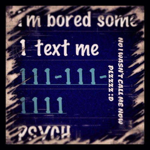 Im 13
I go 2 SMS
#77 on sterling cowboys 
Football is my life 
Sexy beast 
Ha YOLO is a lie im a zombie 
Live life as long as u hav it :]