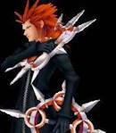 Organization XIII outcast. The flurry of dancing flames. Fire and Chakrams are my specialty. Got it memorized?