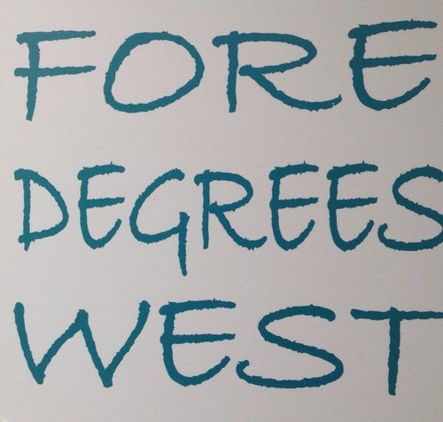 Although we've given up Fore Degrees West shop in Fowey, and now live in Truro, we're still very keen to keep in touch through Twitter.