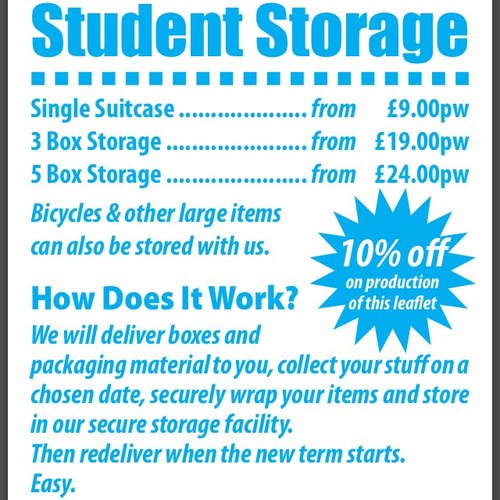 storagestudents's profile picture. secure and professional storage company
from single items to full houses everything for the modern student 07808154492
storagestudents@hotmail.com