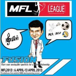 FUSION Medical Faculty League 2013! Flare your unstopable sportivity for a better relationship
 Come and join with us! Follow for more info :)