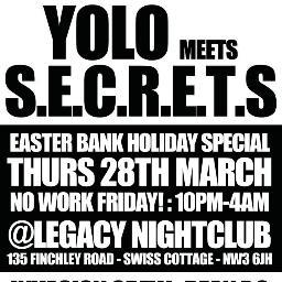 Our Next Event! Thurs March 28th 2013 @ D'Den Legacy, Swiss Cottage, London, NW3 6JH  https://t.co/61BGtXEAOf     ||  info: email secretsl0ndon@hotmail.com