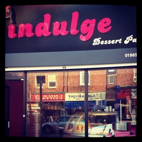 (Instagram: Indulge_dessert) Oxford's Original Dessert Parlour. By Oxford For Oxford!! Waffles,Shakes,Sundaes,Gelato,Cakes,Coffee and much more... 01865 251732