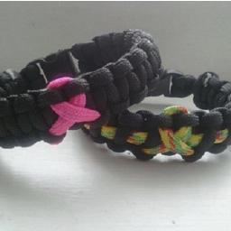 Awesome paracord bracelets made by hand with 100%	USA made parachute cord! Check us out on Etsy! http://t.co/HtIlNivih5…