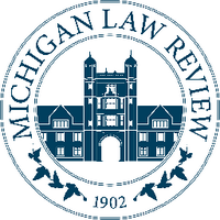 Michigan Law Review (@michlawreview) 's Twitter Profile