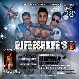 Bringing you the hottest college party's in Passaic Nj. Kz Lounge each and every thursdays 18 to party 21 to drink. Cant Miss Out !