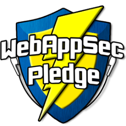 WebAppSecPledge's profile picture. The Pledge of Web App Security aims to Drive Innovation  while hopefully opening a few minds in the process.
