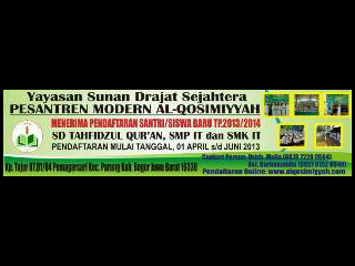 ♥ mengajar di SMPIT al-Qosimiyyah Pesantren Modern al-Qosimiyyah