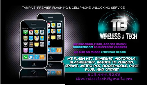 Tampa Bay's Premier Cell Phone & Mobile Device Flashing, Repair, & Unlocking Service!!!