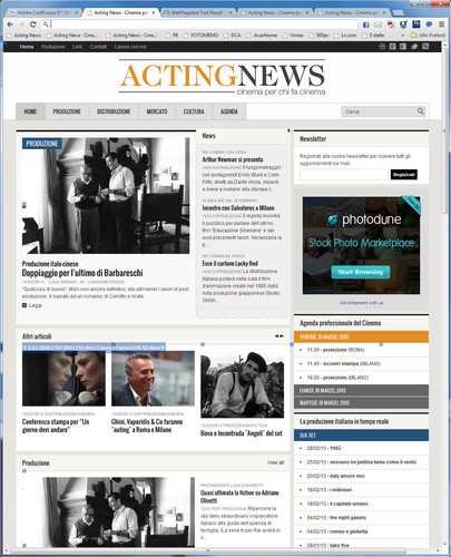 Il sito di Cinema per chi fa Cinema