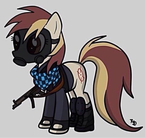 A SWAT officer that Is mostly just a pure badass, Boyfrend is @mlp_gene And our foals are Ryan and Chloe (rp)