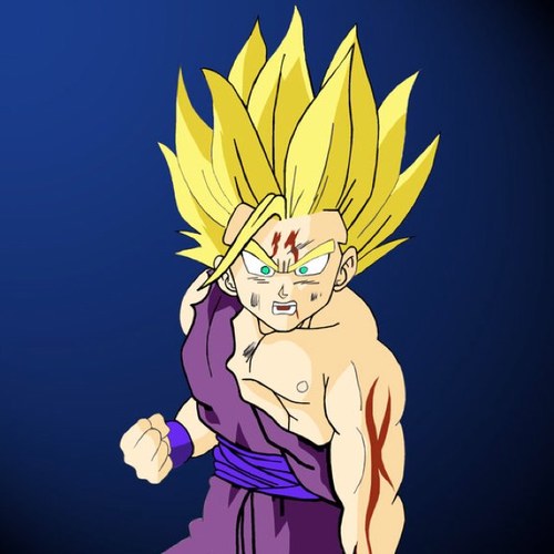 Half-Saiyan. I love my daddy and I like to fish.
