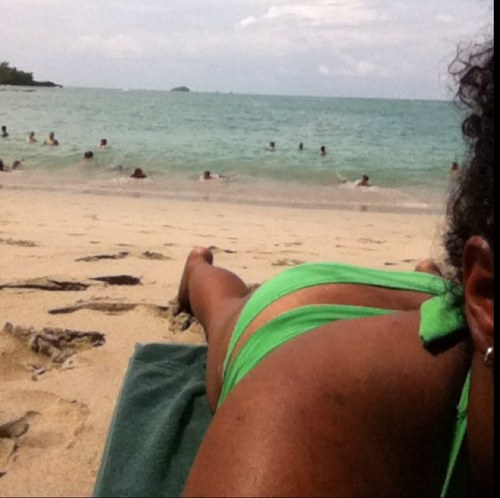 A land locked beach bum. Pirate flag flying!
