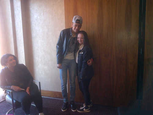 2A98ED9C, @Realperrikiely @lindsaylohan @lelandbchapman @HarveysUniverse♥ 
Digitized11/04/12, best day of my life! Met @realperrikiely&@MitchCraske♥