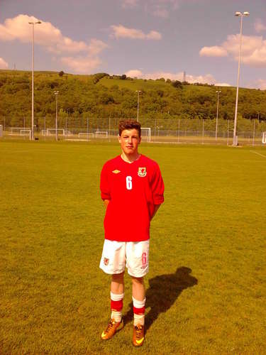 Plays for Cardiff city youth hoping to break into the academy soon