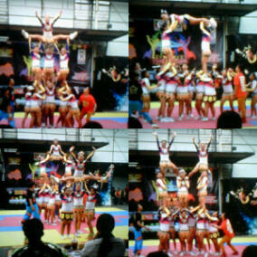 We Are @CSTSakura! Our coach @AnggySindikat and @vivianflorin{} The A Team sukses! Go Go CST Sakura Go Fight Win!!