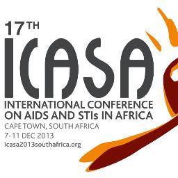 The 17th ICASA on #AIDS and #STIs in Africa, 7 - 11 Dec 2013. 
ICASA does not endorse information available from any third party links, posts or websites.