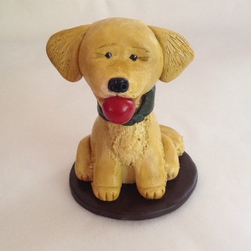 Polymer Clay Creations of dogs and cats