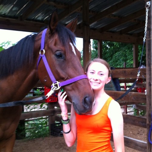I only need 2 things: God and my horse Apollo