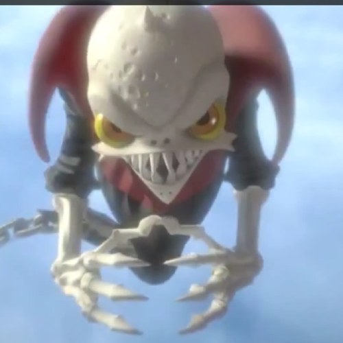 An undead skylander that eats evil spirits,no chain no gain!