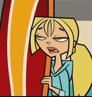 Bridget here! Contestant on Total Drama, Seasons 1, 2, 3 and co-host of Total Drama Aftermath! That vegetarian teenage girl who loves surfing and nature!