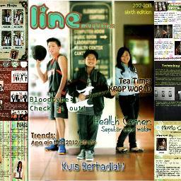 Official twitter of Line Magazine Dian Harapan Daan Mogot.