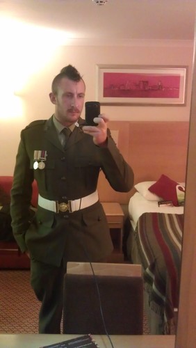 royal marine commando, UFC and MMA nut, comic book master, swtor Jedi, worlds biggest geek. I'm not a knight in shiny armour I'm a loser in aluminum foil