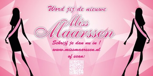 Miss Maarssen 2012: Devon Koning. Runner-up 2012: Claire van Essen