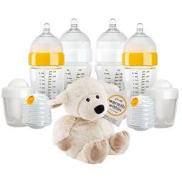 Een fles en verwarmer in één! Met 1 druk op de knop verwarmt Yoomi in slechts 60 seconden, de voeding van je baby tot de perfecte, natuurlijke temperatuur