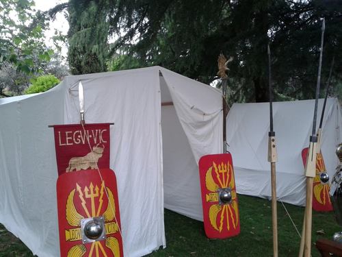 Grupo de Reconstrucción Histórica de la Legio VI Victrix, que luchó en las Guerras Astur-Cántabras y se asentó en Legio (León)