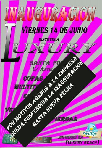 viernes 14 y sabado 15 junio Inaguracion de tu nuevo lugar de copas en santa pola ( alicante) .cada fin de semana traeremos caras conocidas