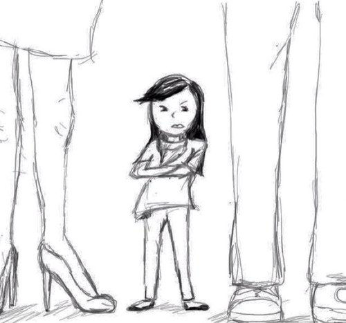 Fifteen, 5 feet. Basically tweeting about short girl problems and some perks of being short. Bittersweet feelings toward being short!