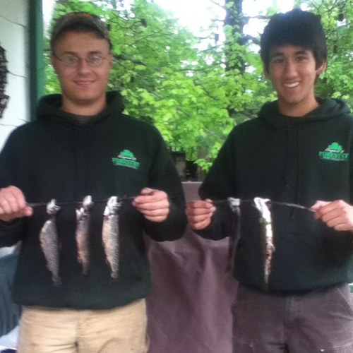 I love to be outside fishing and hunting!!