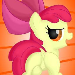 Howdy am Applebloom Applejack's little sis I like helping over at Sweet Apple's I also like hanging out with my friends but what I mostly like is having fun