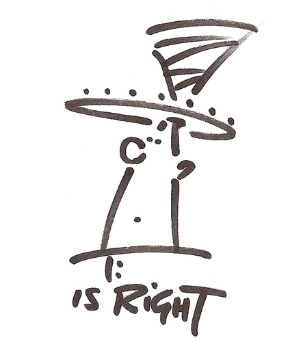 I draw cartoons. Is Right.
