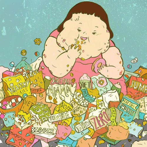 I'm single. I'm an emotional eater.       Enough said.