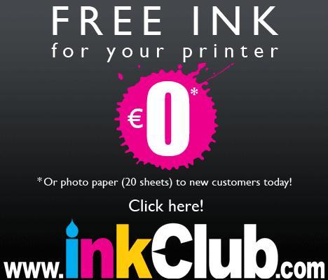 New customers can order an ink cartridge for £ 0 to most  Epson & Canon printers. For HP & Lexmark printers,  we offer a pack of photo paper for £ 0.