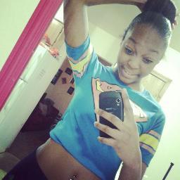KingTreasure_  A Fucking Solider ♡' ♩16 And Mean Mugging '  Follow My Twitter Wife @SouthC_Hitta #Darkskinned #Crush