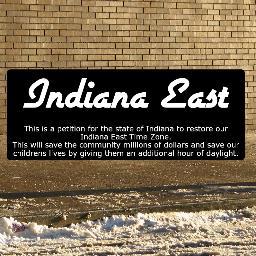 Hoosiers requesting the state of Indiana, restore the Indiana East Time Zone.
The perfect balance between the Eastern Time and  Central Time zones for Indiana.