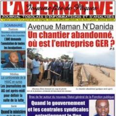 JOURNAL L'ALTERNATIVE
Bi-hebdo togolais d'investigations, d'informations et d'analyses