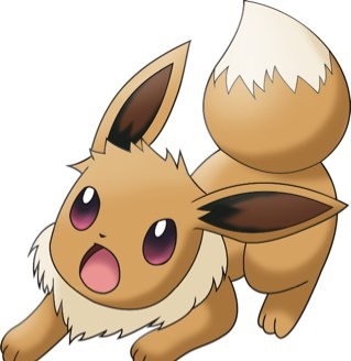 Just a happy Eevee enjoying life as it passes! Traveling happily together with my trainer, @JigglyPuff4Ever.