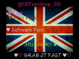 We have a coolest font! C'mon buy it! If you want to buy, just DM or BBM☺Check fav~ ☆Trusted Seller☆ Owner: @0mgitzsarah ~thankyou OPEN SPONSOR!;')