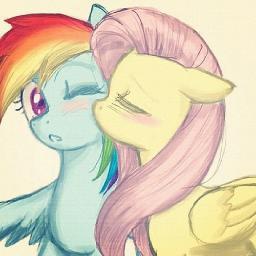 Flutterdash forever,supports the couple of the following: @mlp_Scootabelle and @mlp_Shinedence.