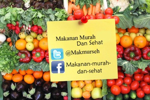 Mengedukasi tentang pentingnya makanan sehat dan murah