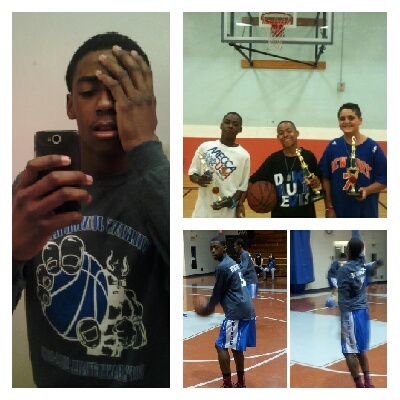 A young hooper and hard work kid that as a strong goal/dream