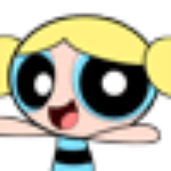 Bubbles (voiced by Tara Strong) is the kindest and also known as the Joy and The Laughter,and wears a blue dress and a short blonde hair in two pigtails