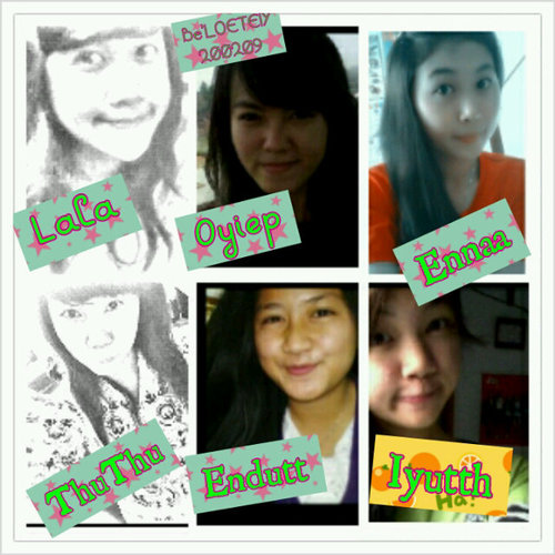 An intimate friendship can not be separated. But with the death!
♥Lala, Oyiepp, Enna, Thu, Endud, Iyuth♥
20.02.09